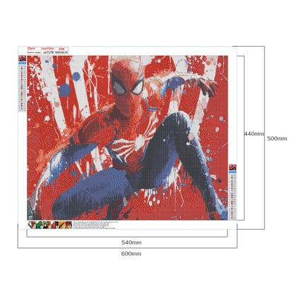 Spiderman - Full Round Drill Diamond Painting 60*50CM