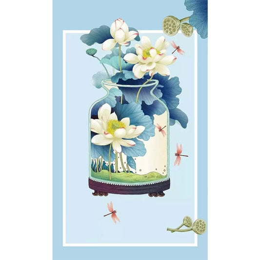 Flower Order - 11CT Stamped Cross Stitch 40*67CM