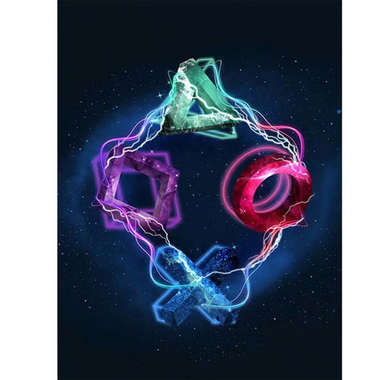 Technology Electronics - Full Round Drill Diamond Painting 30*40CM