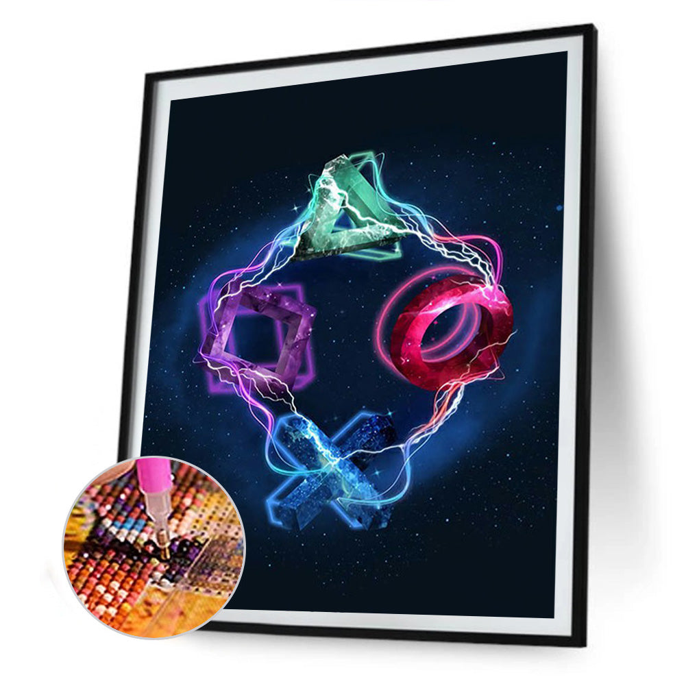 Technology Electronics - Full Round Drill Diamond Painting 30*40CM