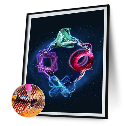 Technology Electronics - Full Round Drill Diamond Painting 30*40CM