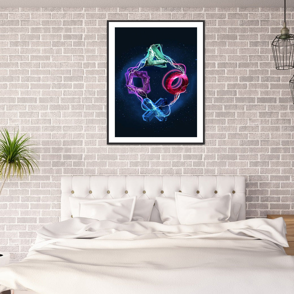 Technology Electronics - Full Round Drill Diamond Painting 30*40CM