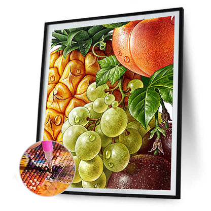 Fresh Fruits And Vegetables - Full Round Drill Diamond Painting 30*40CM