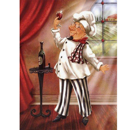 Chef - Full Round Drill Diamond Painting 50*60CM