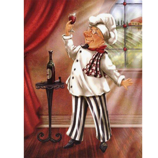 Chef - Full Round Drill Diamond Painting 50*60CM