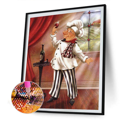Chef - Full Round Drill Diamond Painting 50*60CM