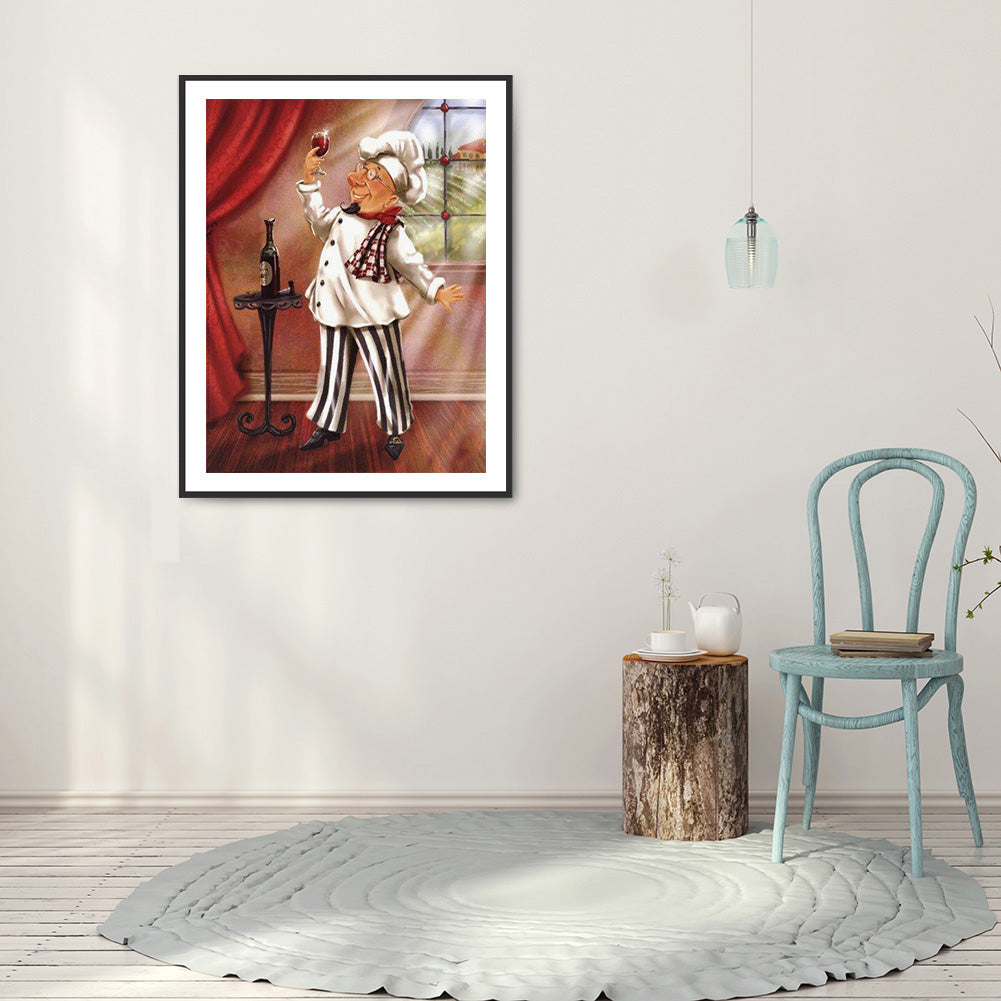 Chef - Full Round Drill Diamond Painting 50*60CM