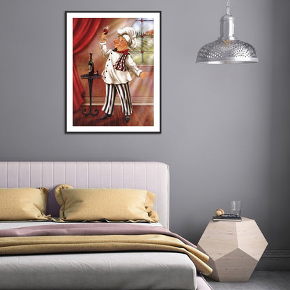 Chef - Full Round Drill Diamond Painting 50*60CM