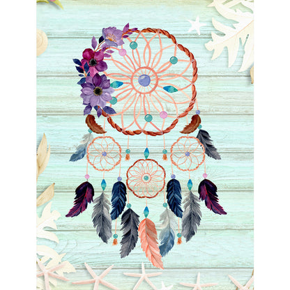 Dreamcatcher - Full Round Drill Diamond Painting 30*40CM