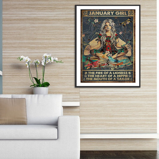 Figure Abstract Painting - Full Round Drill Diamond Painting 30*40CM