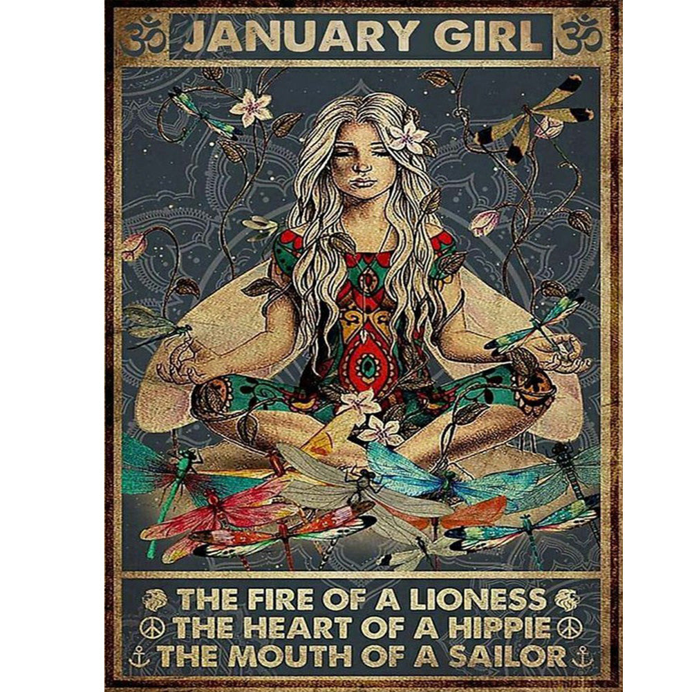 Figure Abstract Painting - Full Round Drill Diamond Painting 30*40CM