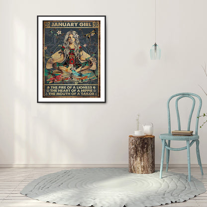 Figure Abstract Painting - Full Round Drill Diamond Painting 30*40CM