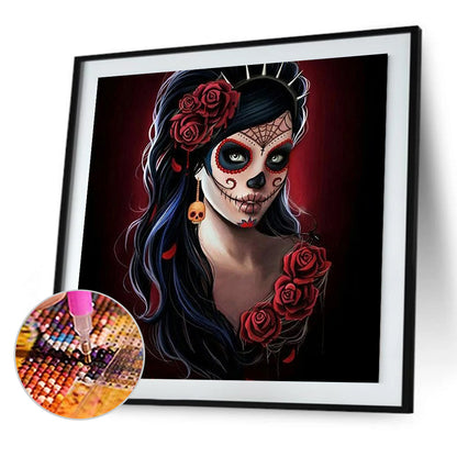 Skeleton Woman - Full Square Drill Diamond Painting 30*30CM