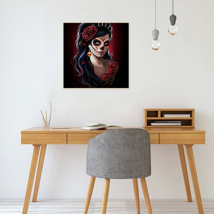 Skeleton Woman - Full Square Drill Diamond Painting 30*30CM