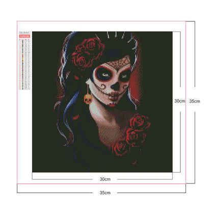 Skeleton Woman - Full Square Drill Diamond Painting 30*30CM