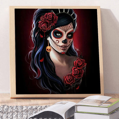 Skeleton Woman - Full Square Drill Diamond Painting 30*30CM