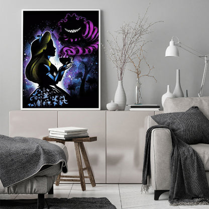 Princess Silhouette - Full Square Drill Diamond Painting 50*60CM