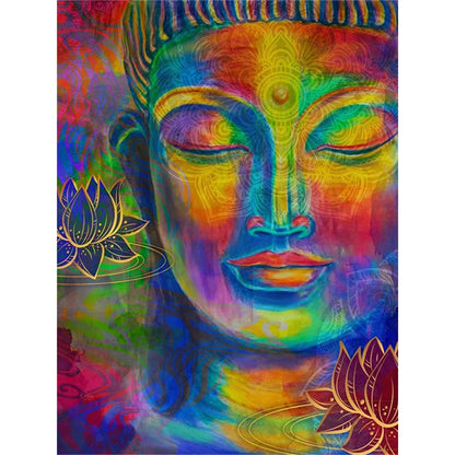 Buddha Statue - Full Square Drill Diamond Painting 30*40CM