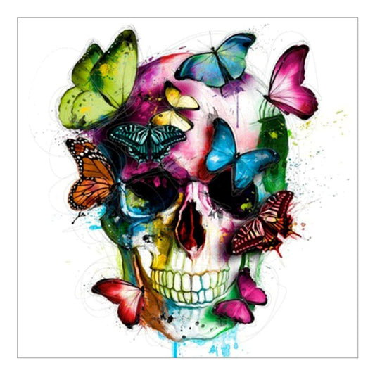 Skull - 11CT Counted Cross Stitch 40*40CM