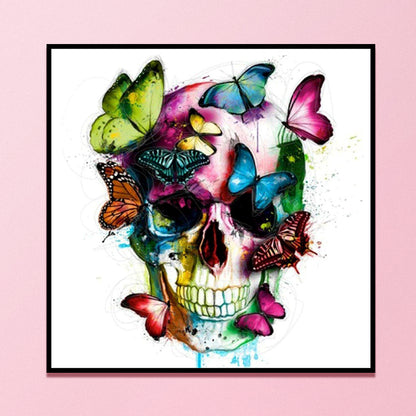 Skull - 11CT Counted Cross Stitch 40*40CM