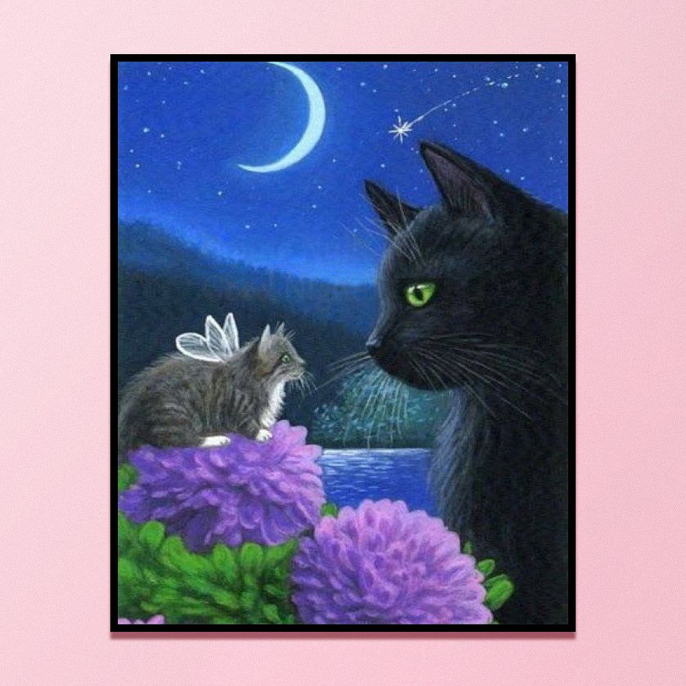 Cat - 11CT Stamped Cross Stitch 50*40CM