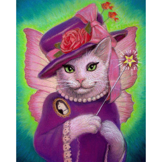 Cat - 11CT Stamped Cross Stitch 40*50CM