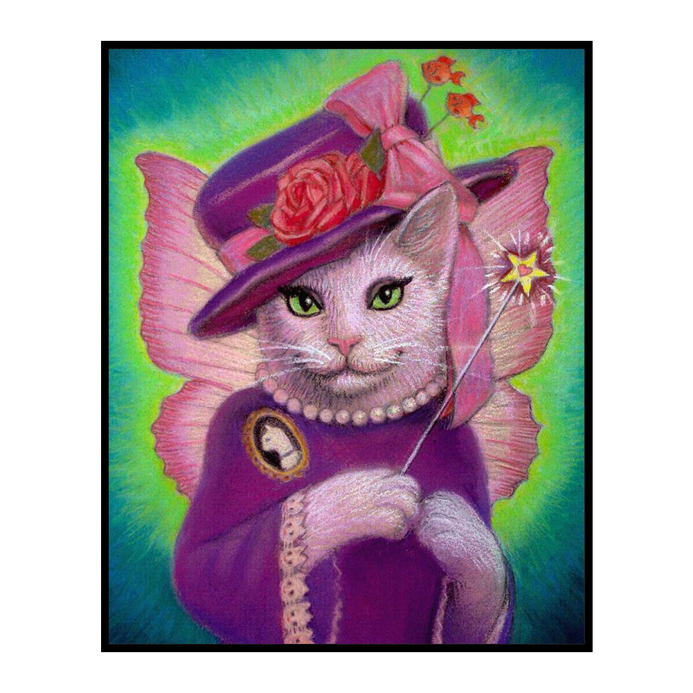 Cat - 11CT Stamped Cross Stitch 40*50CM