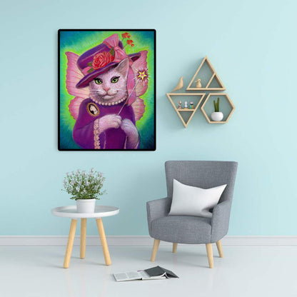 Cat - 11CT Stamped Cross Stitch 40*50CM