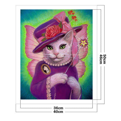 Cat - 11CT Stamped Cross Stitch 40*50CM