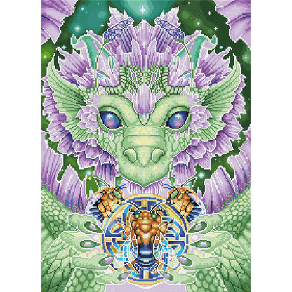 Dragon - 11CT Stamped Cross Stitch 40*56CM