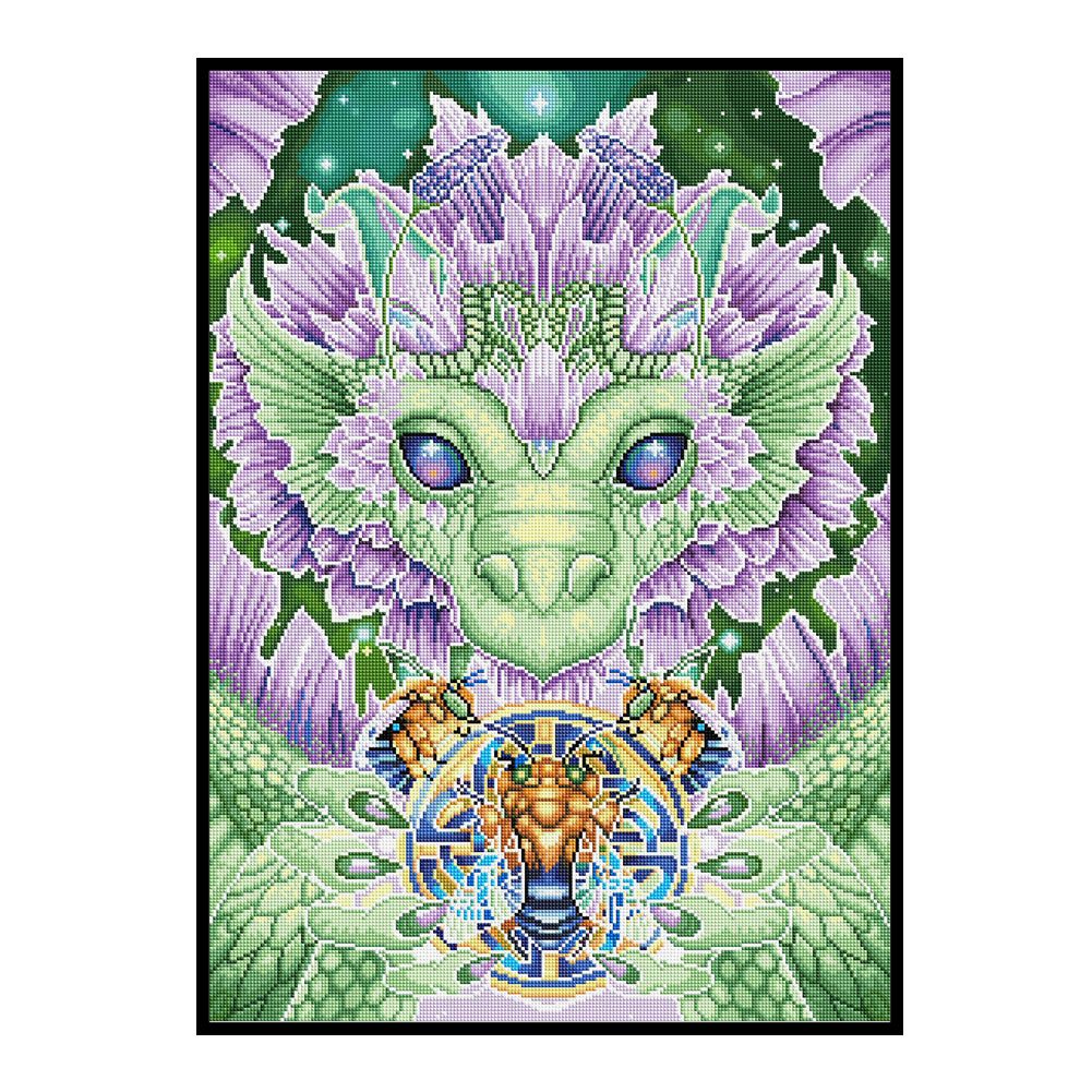 Dragon - 11CT Stamped Cross Stitch 40*56CM