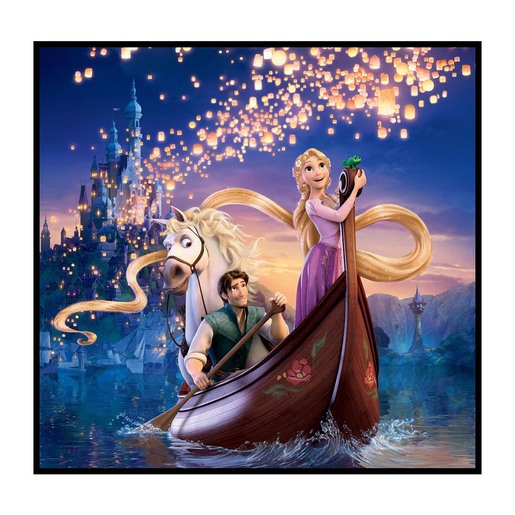 Princess And Prince - 11CT Stamped Cross Stitch 60*58CM