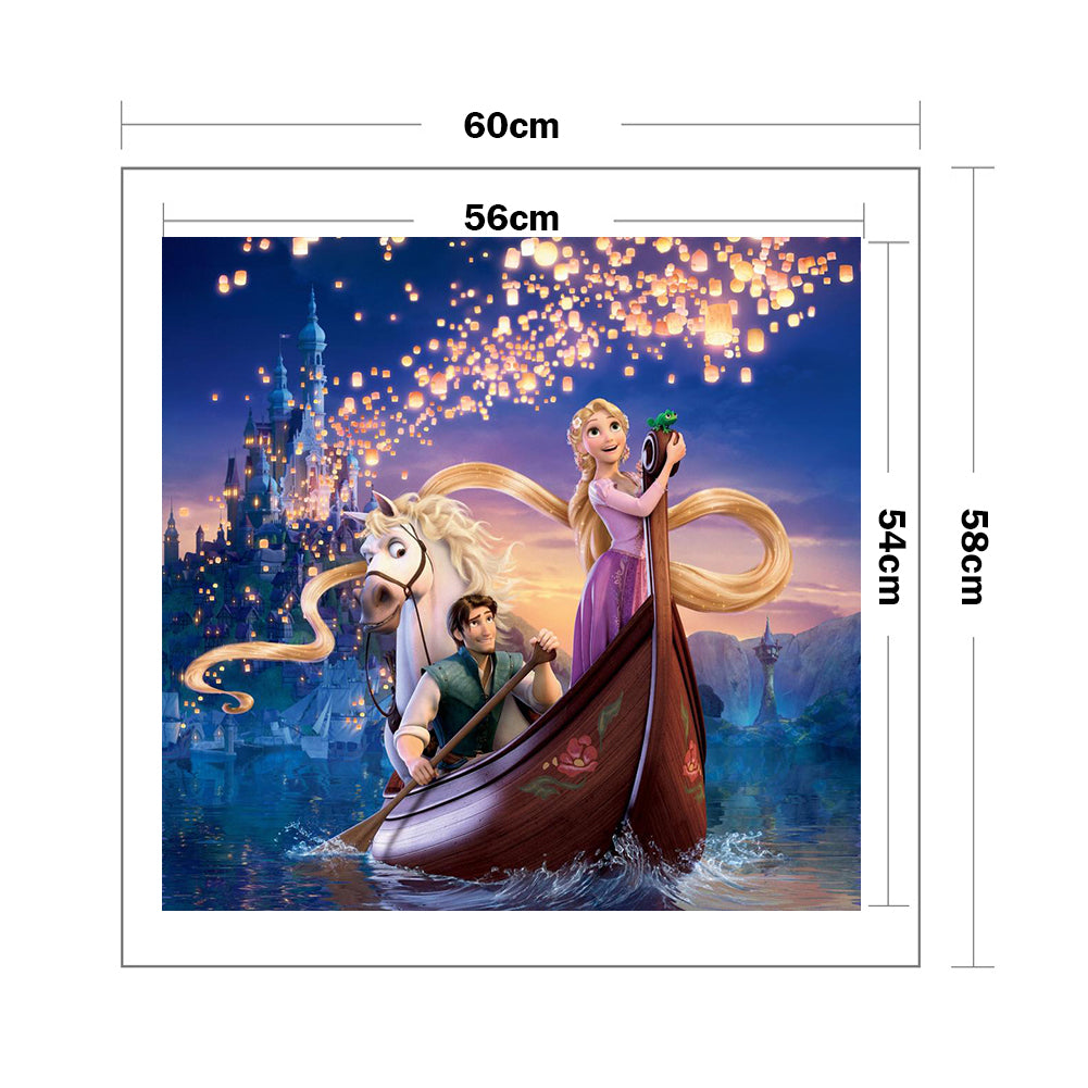 Princess And Prince - 11CT Stamped Cross Stitch 60*58CM