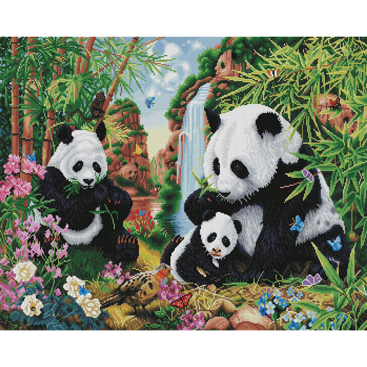 Panda - 11CT Stamped Cross Stitch 50*40CM