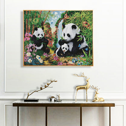 Panda - 11CT Stamped Cross Stitch 50*40CM