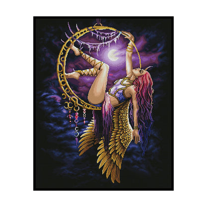 Angel - 11CT Stamped Cross Stitch 40*50CM