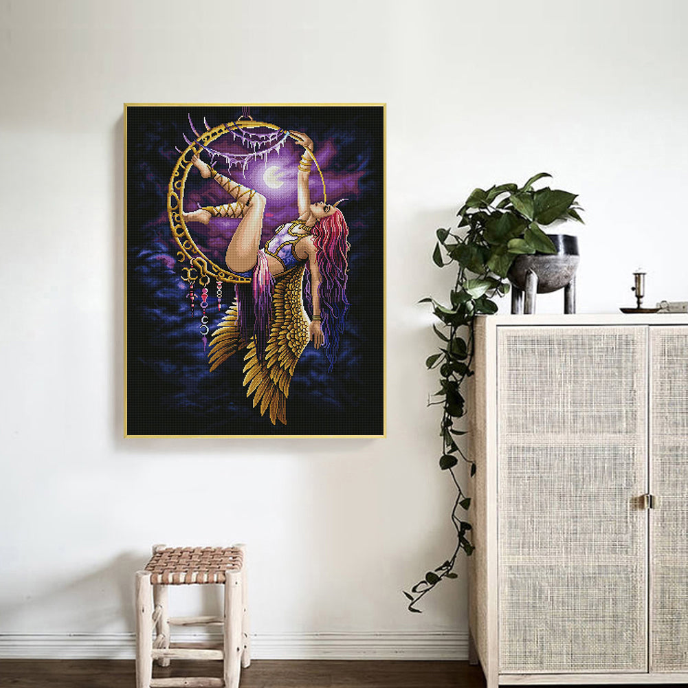 Angel - 11CT Stamped Cross Stitch 40*50CM