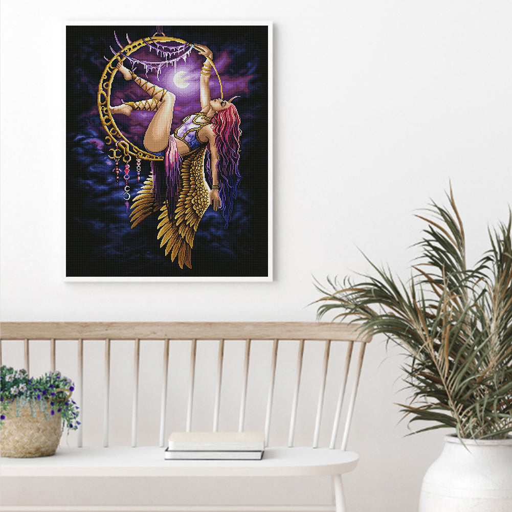 Angel - 11CT Stamped Cross Stitch 40*50CM