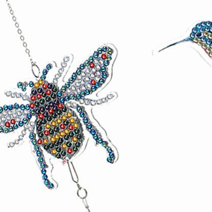 2x Crystal Wind Chimes Diamond Prisms Hanging Light Catcher Home Room Decor