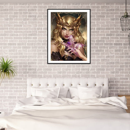 Beauty - Full Round Drill Diamond Painting 30*40CM