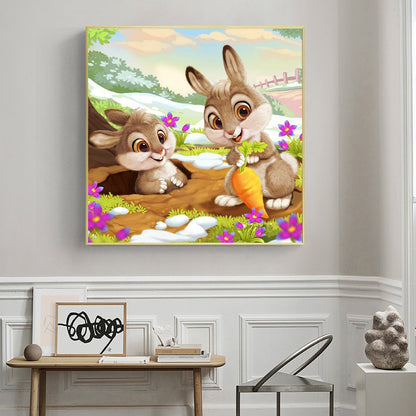 Bunny - Full Round Drill Diamond Painting 50*50CM
