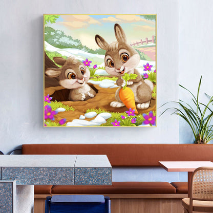 Bunny - Full Round Drill Diamond Painting 50*50CM