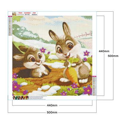 Bunny - Full Round Drill Diamond Painting 50*50CM