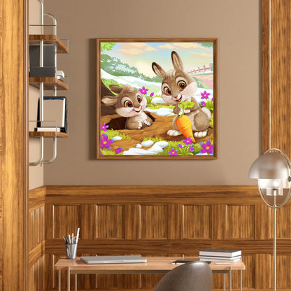 Bunny - Full Round Drill Diamond Painting 50*50CM