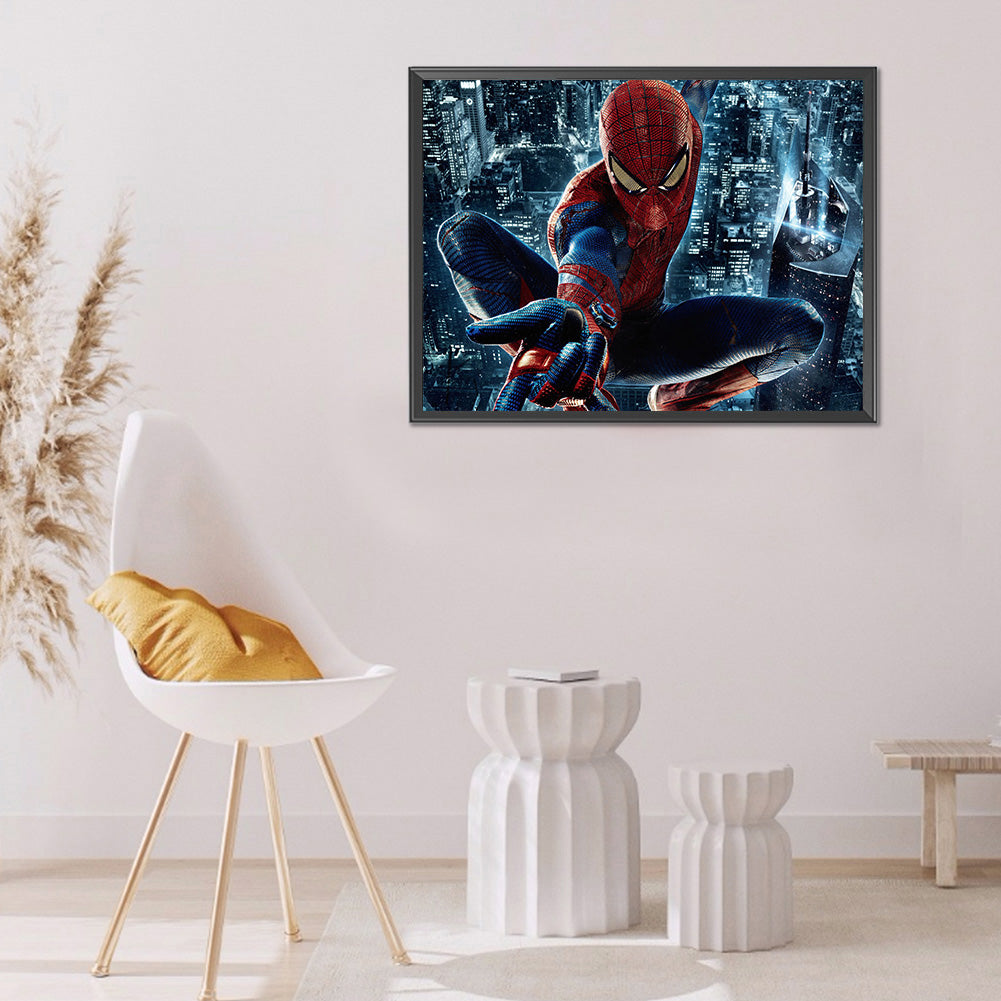 Spiderman - Full Round Drill Diamond Painting 60*50CM