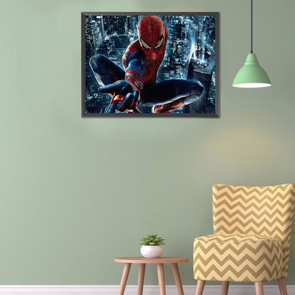 Spiderman - Full Round Drill Diamond Painting 60*50CM