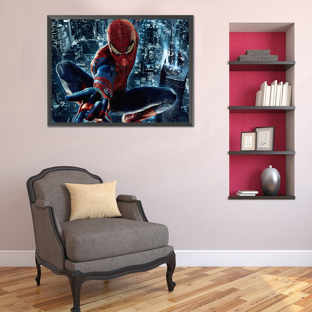 Spiderman - Full Round Drill Diamond Painting 60*50CM