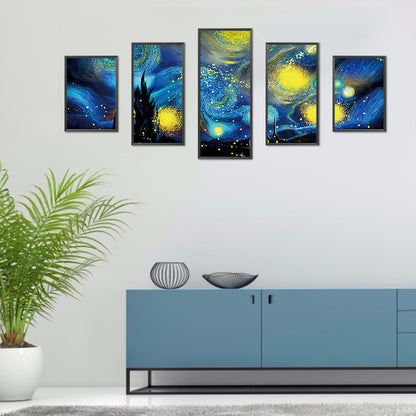 Starry Night - Full Round Drill Diamond Painting 103*45CM