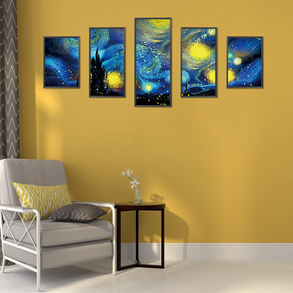 Starry Night - Full Round Drill Diamond Painting 103*45CM