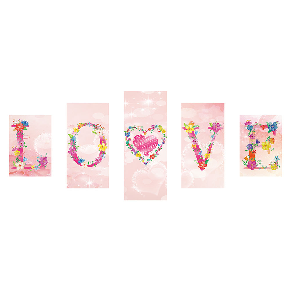 Love - Full Round Drill Diamond Painting 103*45CM